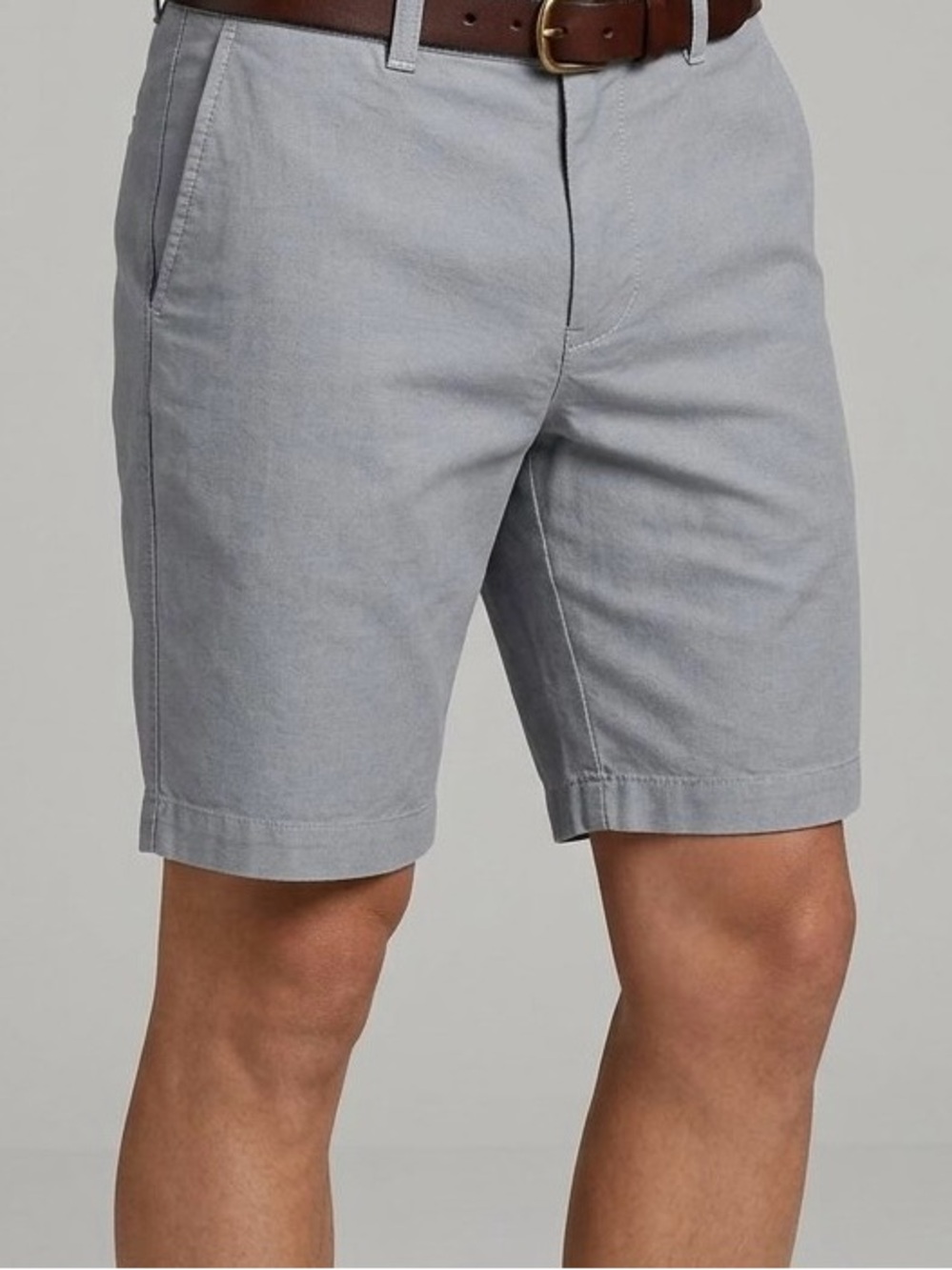 J. Crew Chino Shorts in Light Blue-Grey —  Size 30 Inseam 10.5